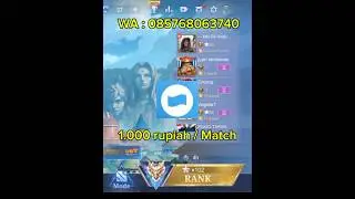 JASA JOKI GENDONG MURAH 1.000 RUPIAH PER MATCH #mobilelegends #mlbb #ml #mlbbshorts #mlbbindonesia