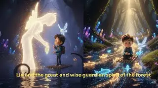 Bedtime story I Lio and the great and wise guardian spirit of the forest