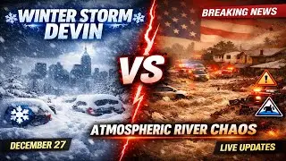 MAJOR WINTER STORM DEVIN PARALYZES NORTHEAST WHILE CALIFORNIA RECOVERS FROM HISTORIC ATMOSPHERIC RIV