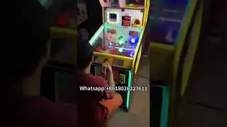Cheap kids game machine catch ball warrior for sale wholesale coin operated indoor game machine