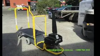 Spacepac DEX PRO Electric Stand Up Platform Trolley