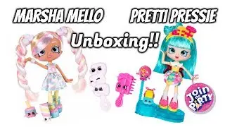 Shoppies Dolls Unboxing! - Pretti Pressie & Marsha Mello