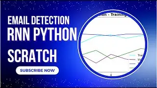 Email Spam Detection with RNN classifier Python Code from Scratch  #python