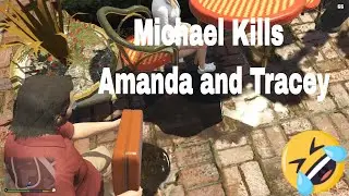 #GTA_5 || Michael kills Amanda and Tracey || RonnyS