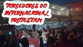TORCIDA DO INTER PROTESTA AP&Oacute;S NOVA DERROTA