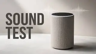 Amazon Echo (2nd Generation) Sandstone Fabric Sound Test