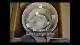 Percussionklasse Diashow Aufbau der kleinen Trommel und Hocker