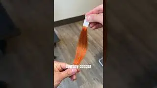 Cowboy copper , #copperhair ,Igora Vibrance 7-77 with 6 vol developer for 20 min #hairtutorial