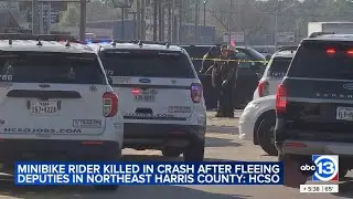 Teen riding motorbike killed after brief pursuit by deputies in east Harris County, HCSO says