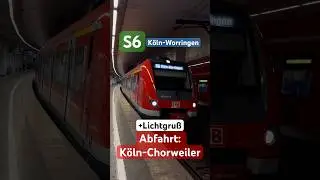 Mod-Br422 als S6 nach K&ouml;ln-Worringen | Abfahrt: K-Chorweiler | #sbahn #rheinland #k&ouml;ln #deutschebahn