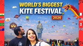 WORLD&rsquo;S BIGGEST KITE FESTIVAL | Uttarayan 2026 (Ahmedabad &bull; Sabarmati)