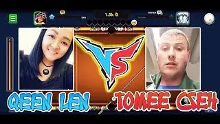QUEEN LEN VS TOMEE  |  LEVEL 999 8 BALL POOL TRICKSHOTS COMPILATION