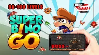 Super Bino Go - Levels 96-100 + BOSS [2K 60fps]