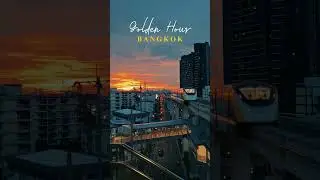 Bangkok Golden Hour #sunset #bangkok #BangkokSunset