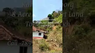 #coorg #resortland #karnataka #beautiful #farmhouse #agricultural #madikeri #landforsale 7899900314