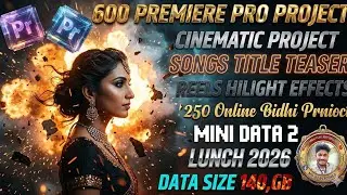 140 GB Data ADOBE PREMIERE PRO DATA 