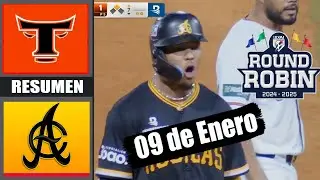 Resumen: Aguilas Cibaeñas VS Toros del Este (09/01/26)Round Robin