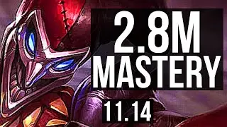 SHACO vs MORDEKAISER (JUNGLE) | 2.8M mastery, 1000+ games, Legendary, 14/3/7 | NA Diamond | v11.14