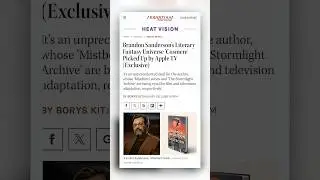 COSMERE ADAPTATION? Apple TV announces Mistborn, Stormlight Archive #booktok #booktube