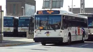 New Jersey Transit : NABI 416.15, MCI D4500, D4500CL, 102-DWA3 & Flxible Metro-D @ 40th Street