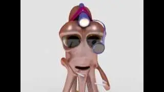 3D Rigged and Animated Cute Cartoon Sea Animal Character for sale - Doctor Octopus