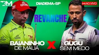 EU BAIANINHO DE MAU&Aacute; X GUGU SEM MEDO REVANCHE AO VIVO #sinucaaovivo