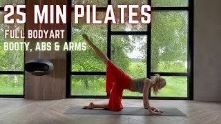 25 MIN PILATES WORKOUT | BOOTY, ABS & ARMS | No Equipment
