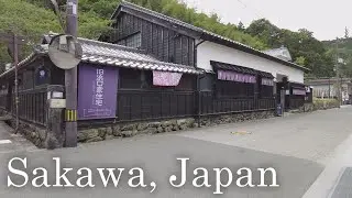 【4K】Relaxing Walk in Japanese Town - Sakawa, Kochi