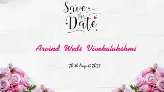 Arvind weds Vivekalakshmi Wedding