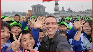 Flying to Hanoi & viewing Ho Chi Minh's body/tomb and 