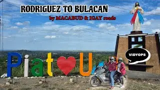 Rodriguez to DRT Bulacan by Macabud and Igay road. Ride to Piat Shrine!