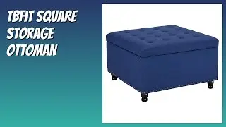 REVIEW (2026): Tbfit Square Storage Ottoman. Features