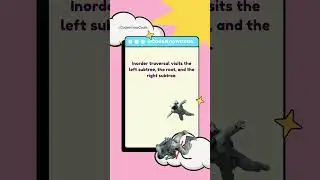 45-Second Crash Course: Tree Traversals (Inorder, Preorder, Postorder)