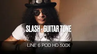 LINE 6 POD HD 500X - Slash Guitar Tone - Pedal Effects - Sound Settings - ENG (Subtitles)