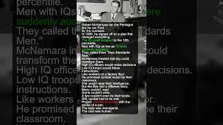 McNamara Treated Soldiers Like Factory Workers | Military History Talks