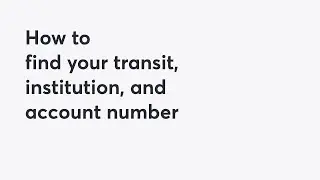 How to Set Up Direct Deposit for Your PC Money Account with Audio Description | PC Financial
