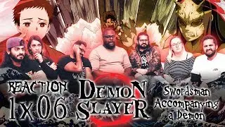 Demon Slayer - 1x6 Swordsman Accompanying a Demon - Group Reaction