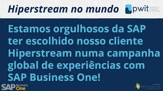 Hiperstream no mundo !