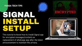 INSTALL SIGNAL AND SETUP ON MOBILE 📱💻