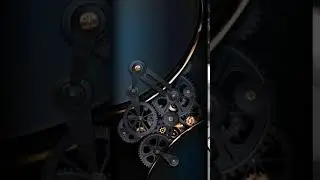 Luxury mechanical gear Animated