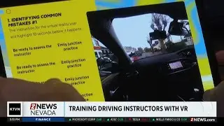 Training driving instructors with VR