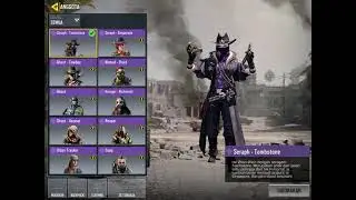 Call of duty mobile Seraph - Tombstone Character