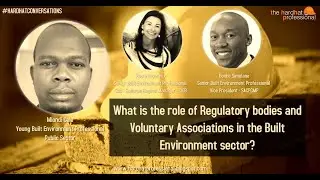 What is the role of regulatory bodies and voluntary associations in the built environment?