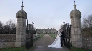 A ten minute Christmas wedding film at Hengrave hall in Suffolk