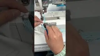 One-step sewing of lace trim and hem, fast and efficient