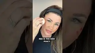 What do we think?! #over50 #makeup #beautyover40 #redblush #blush