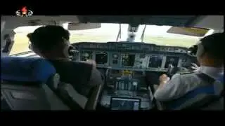 Kim Jong Un is flying a plane