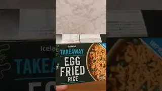 Iceland Takeaway Egg Fried Rice Review #shorts #foodreview #iceland