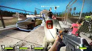 Left 4 Dead 2 - Let's Build a Car Custom Survival Map Multiplayer Gameplay Walkthrough