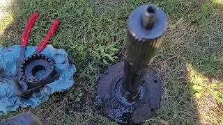 Front axle shaft seal replacement